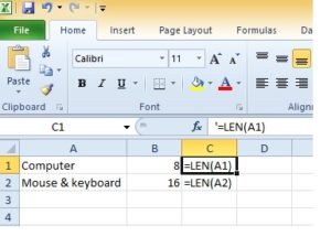 lef function Len Function in Excel